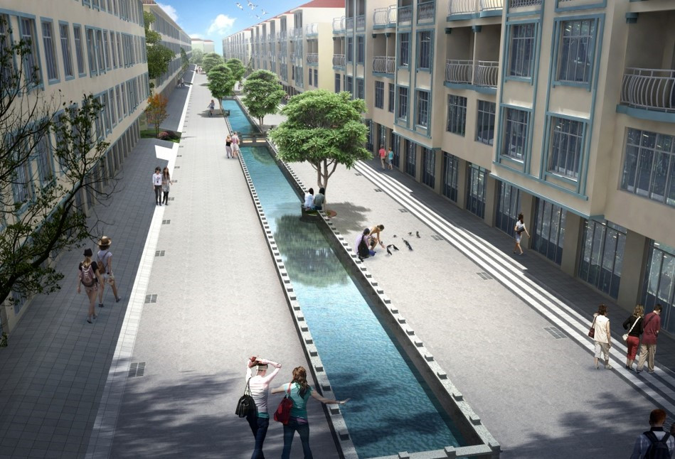 百色市田陽縣右江-田州河城區水系